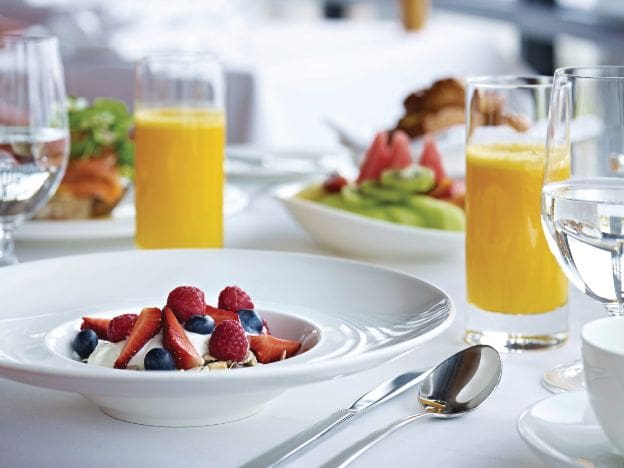 Tasmania Breakfast at Saffire Freycinet, Coles Bay, credit Luxury Lodges of Australia