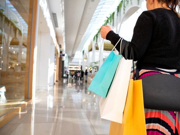 Chadstone Shopping Centre Lady bags Melbourne credit Tourism Australia