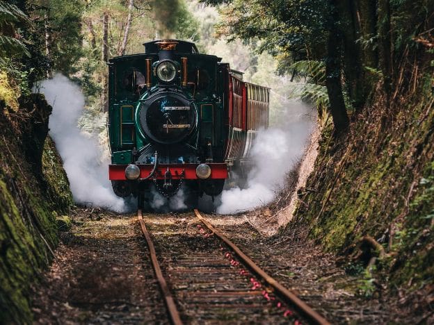 Tasmania West Coast Wilderness Railway credit Tourism Tasmania & Nick Osborne