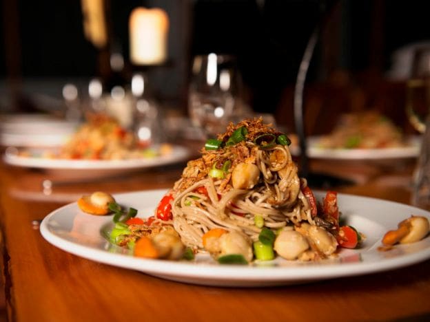 The_Maria_Island_Walk_Spring Bay scallops with soba noodles
