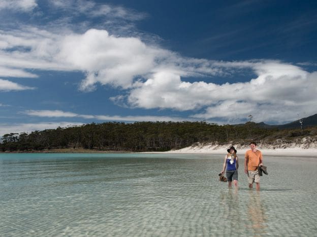 The_Maria_Island_Walk_Walking through the water