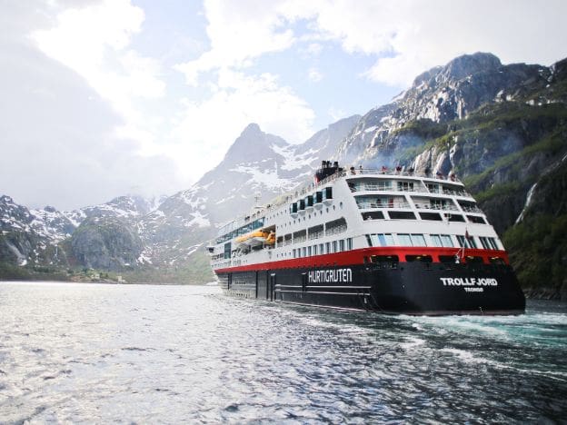 MS Trollfjord. Photo Hurtigruten Norway -
