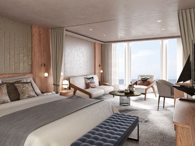 Suite, MS Trollfjord - Rendering Hurtigruten Norway