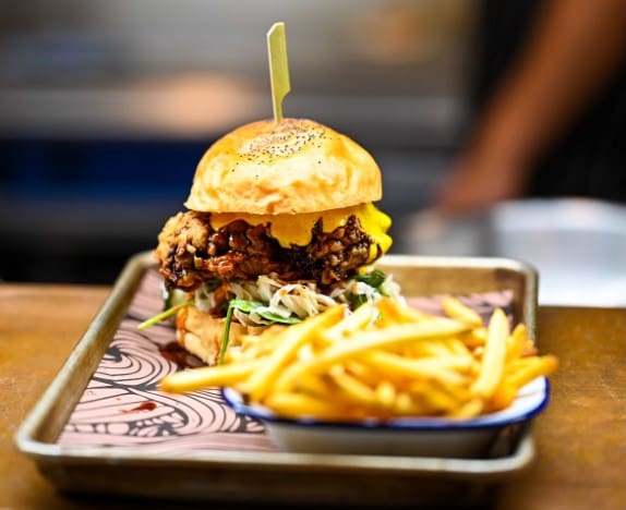 Salt and Wood burger NZ craft beer trip