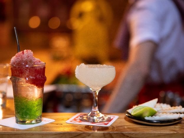 Food and drink served at Cantina OK! in Sydney's CBD credit Destination NSW